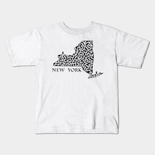 State of New York Maze Kids T-Shirt